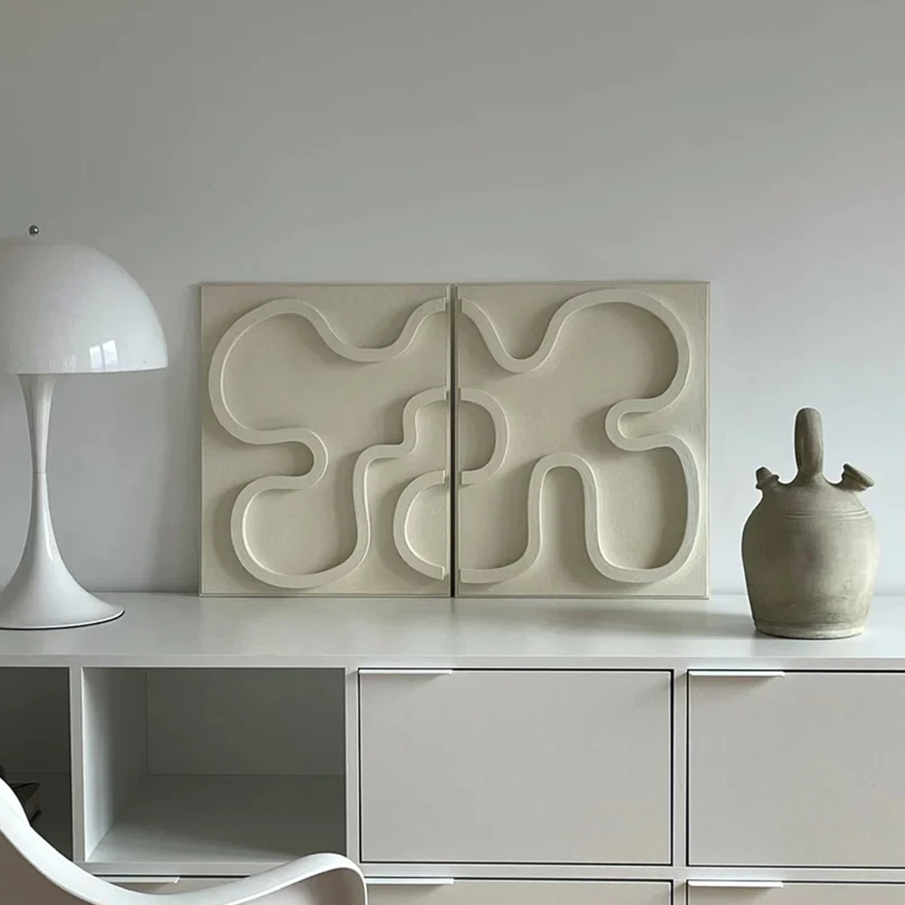 Contour Connections Modern 3D Art Collection