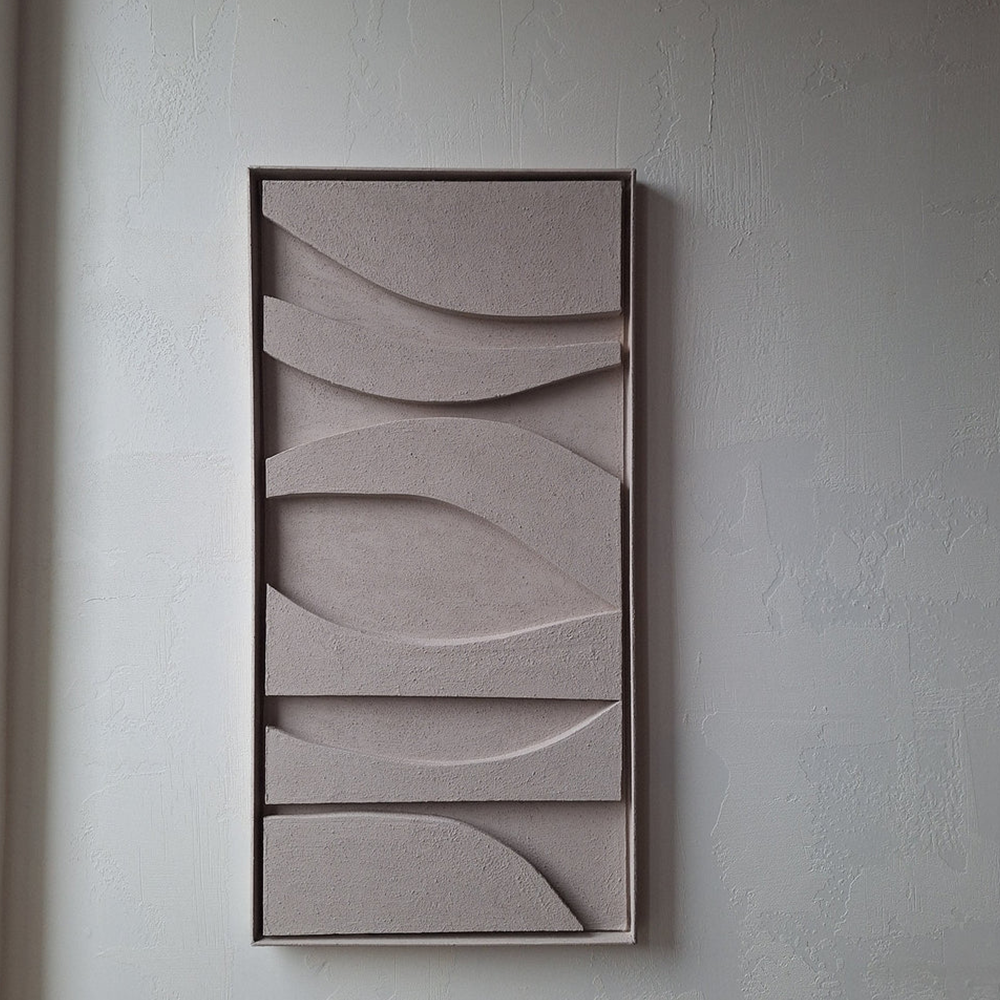 Elevé Modern 3D Wall Art Close-up Luxury Metallic Boho Textured Sculpture Image