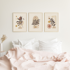 Boho Botanical Triptych