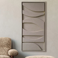 Elevé Modern 3D Wall Art Luxury Metallic Boho Textured Sculpture Image